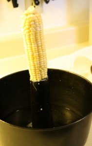cleaning corn