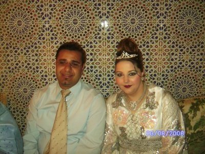 This is me Amanda at our Moroccan wedding party 