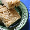 Caramel Vanilla Bean Rice Krispie Treats