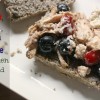 Red White and Blue Chicken Salad Sandwiches