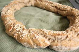 Bread Baking Day: Low Gluten Palestinian Ka’ak bil Simsim