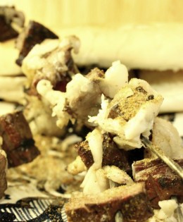 Boulfaf – Grilled Lamb Liver