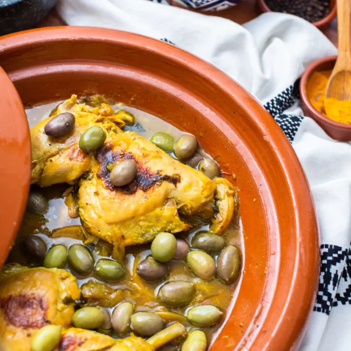 chicken and olive tagine