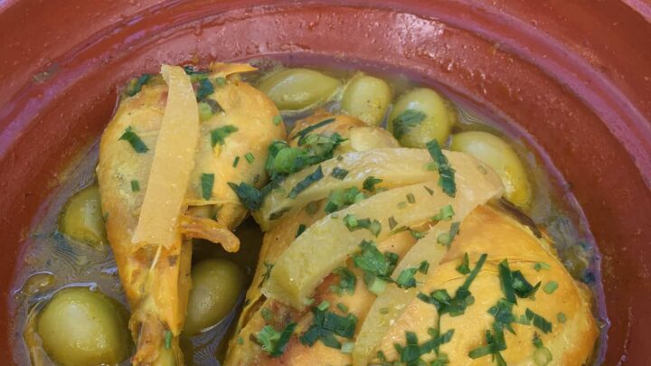 Chicken Tajine with Preserved Lemons and Olives