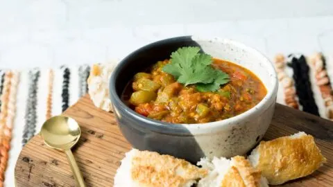 Taktouka – Green Pepper and Tomato Salad