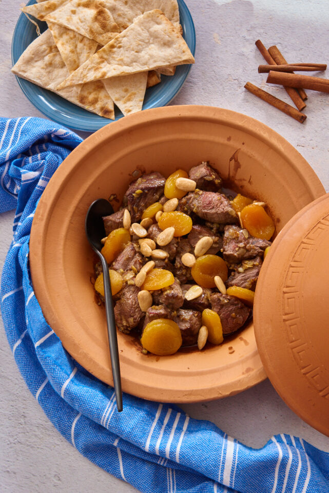 Beef Tagine with Apricots and Almonds MarocMama