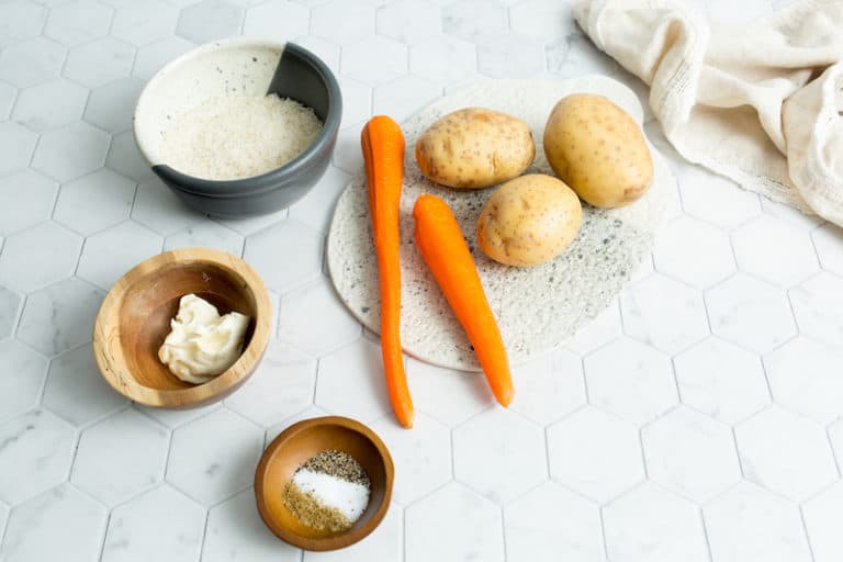 Potato, Carrot and Rice Salad