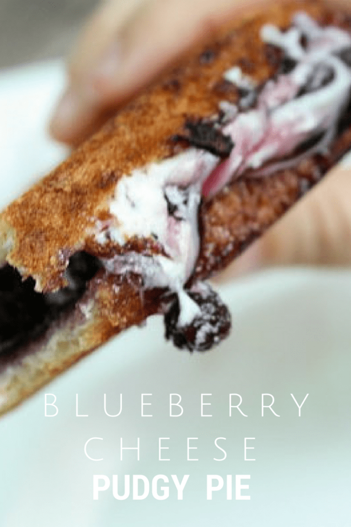 Blueberry Cheese Pudgy Pies. Great camping recipe!