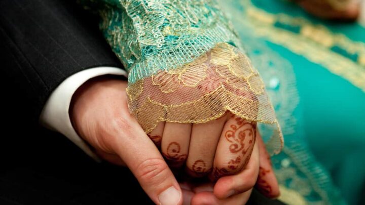 Moroccan brides always have henna done for their wedding!