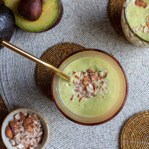 Moroccan Avocado Almond Smoothie