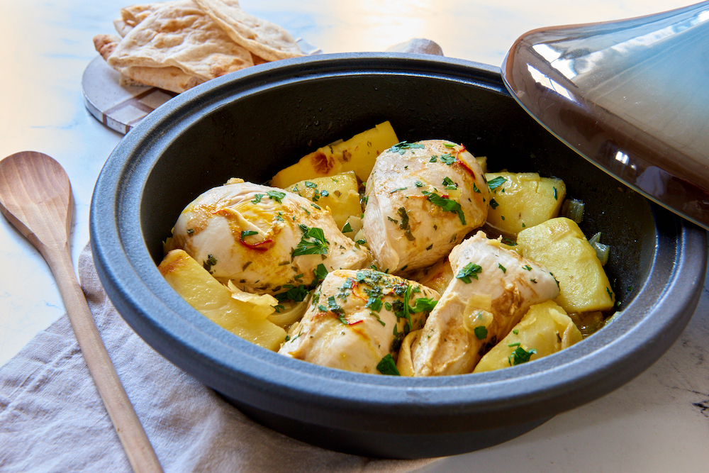 Moroccan Lemon Chicken Tajine with Potatoes MarocMama