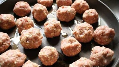 Grandma’s Meatballs {The Halal Version}