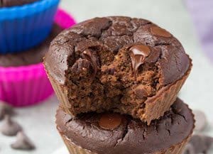 Chocolate Black Bean Muffins