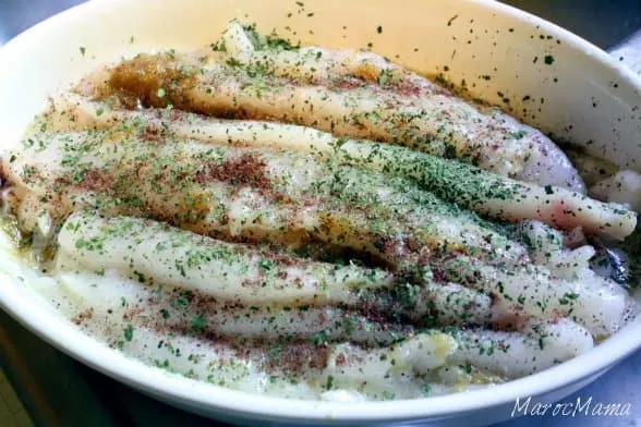 Moroccan fish with Spices