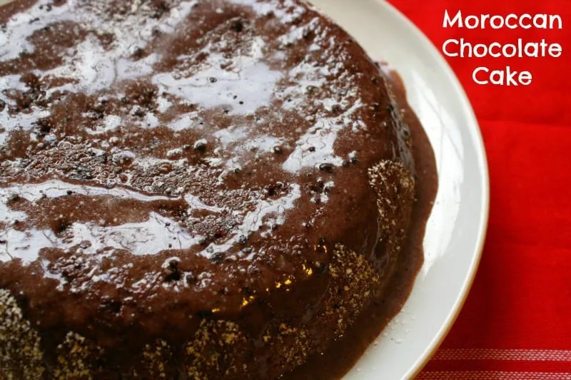 Gluten Free Moroccan Chocolate Cake
