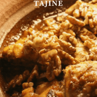 Chicken and Walnut Tajine