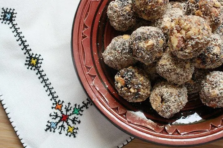 Moroccan Haroset Truffles