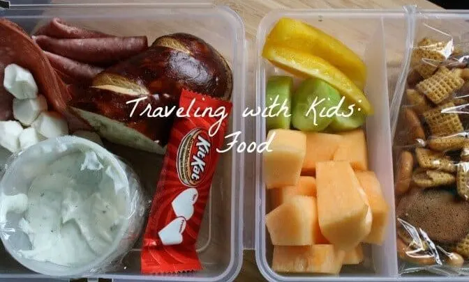 Food when traveling with kids