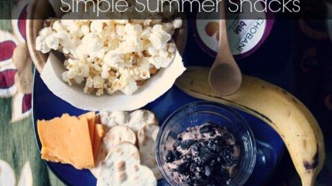 Easy Chocolate Cheesecake Pudding + Simple Summer Snacks