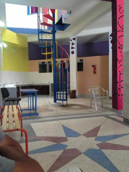 Inside of our children's school in Morocco