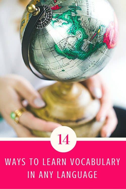 Teaching your kids a new language or moving to a new country? Or maybe you're trying to new learn a new language? Here are 14 Ways to Help Kids Learn Vocabulary in a New Language!