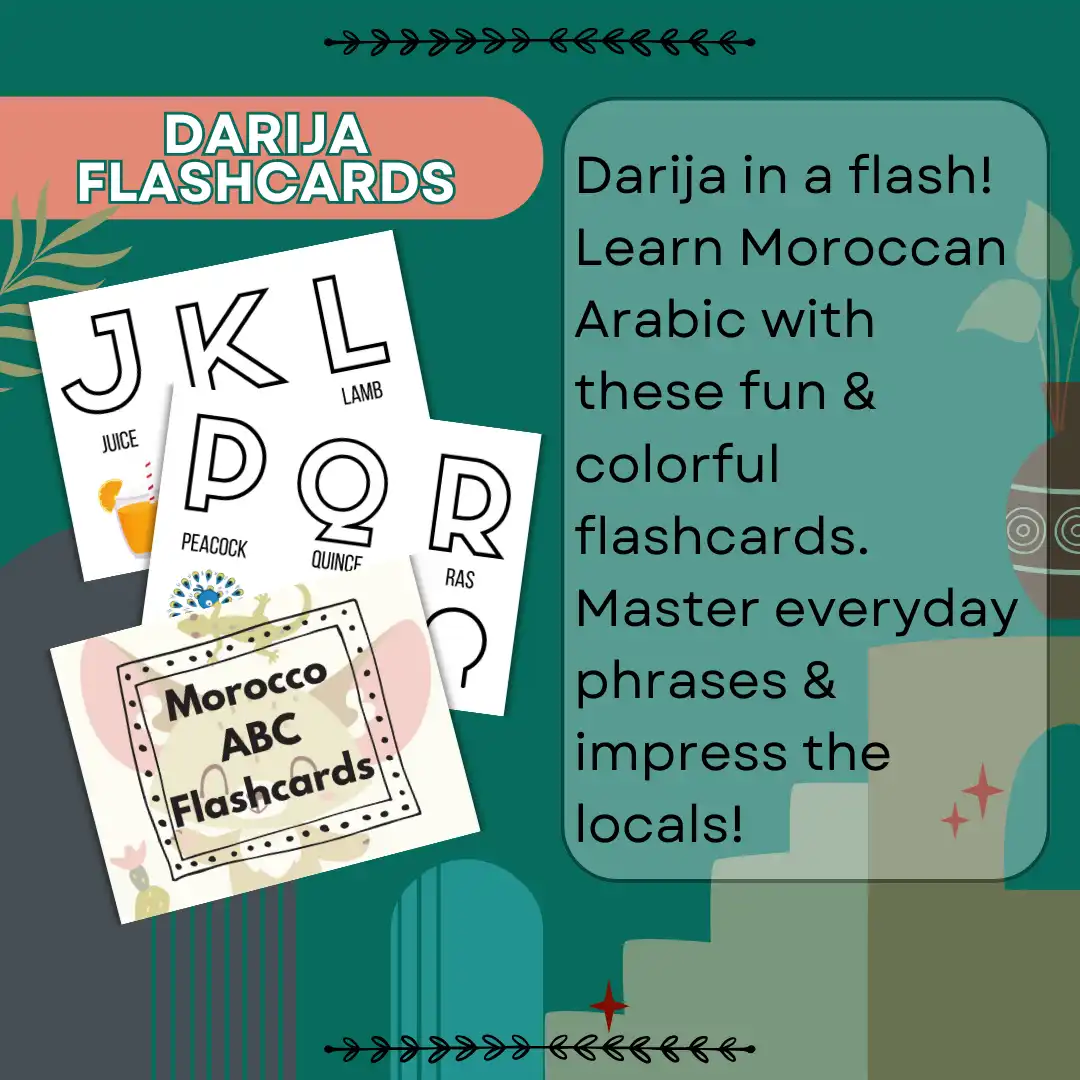 Darija/English Flashcards