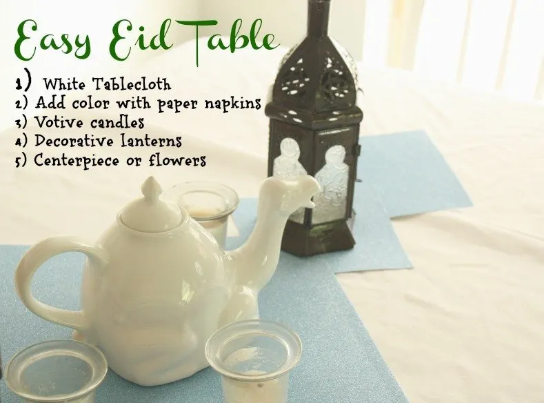 Easy Eid Table
