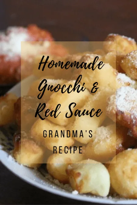 Homemade Gnocchi with Red Sauce