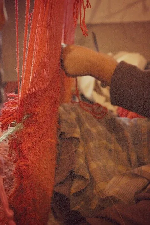 Berber Woman Loom