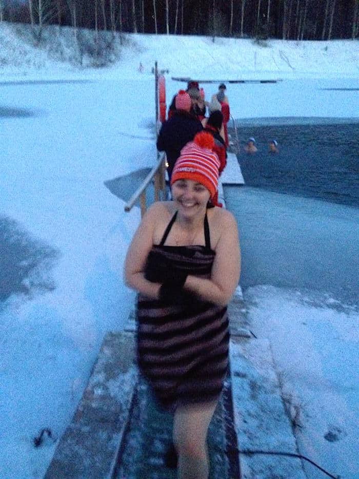 Ice Swimming in Finland