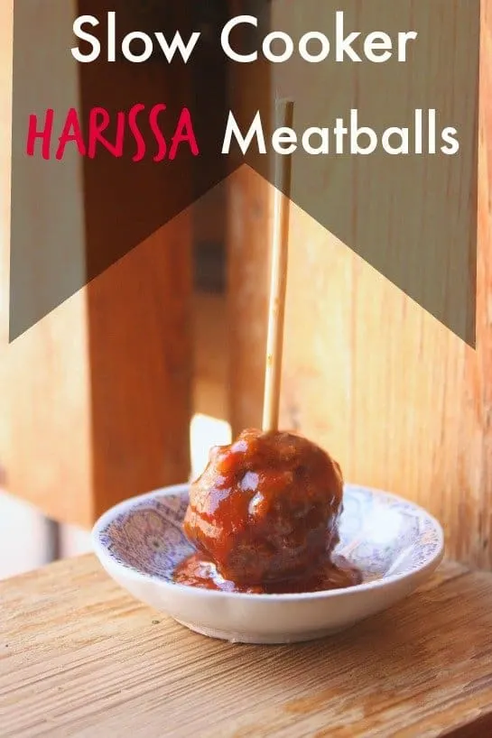 Slow Cooker Harissa Meatballs