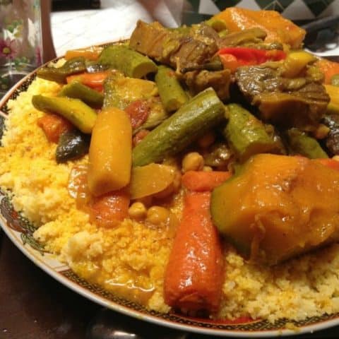 Lamb and Vegetable Rice Couscous