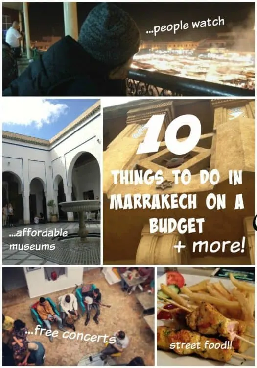 10 Things to Do in Marrakech on a Budget