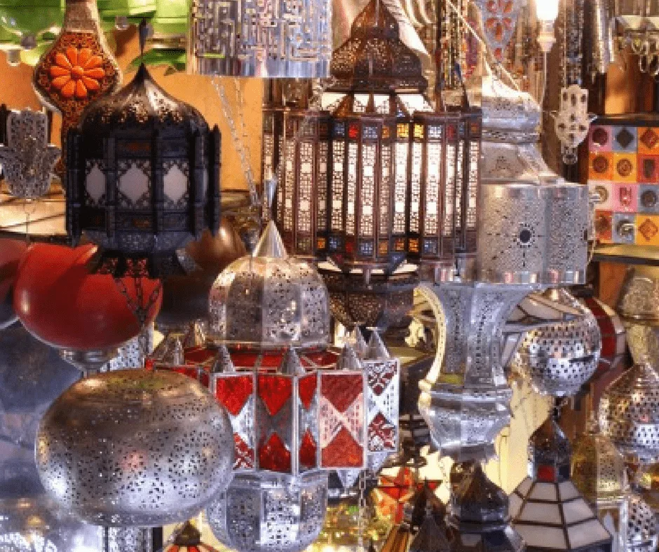 Buying Moroccan lanterns
