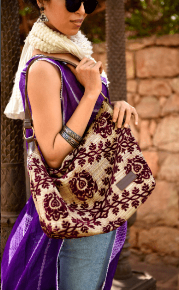 Mushmina Hobo Bags in Purple