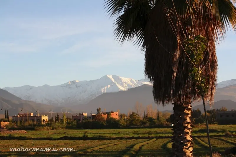 Aghmat at the foot of the High Atlas Moutains