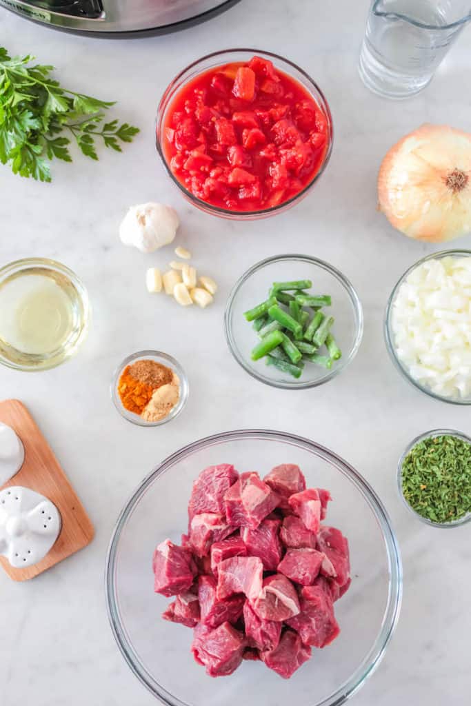 Slow Cooker Moroccan Beef and Green Bean Tajine