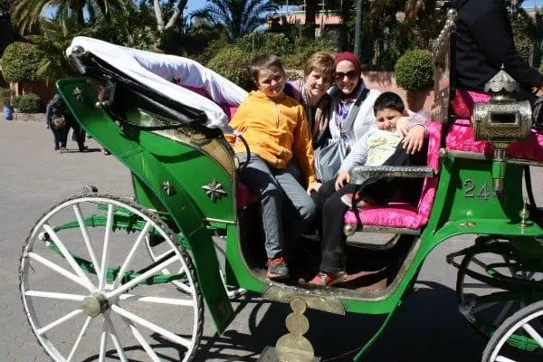 Family Clache Ride in Marrakech