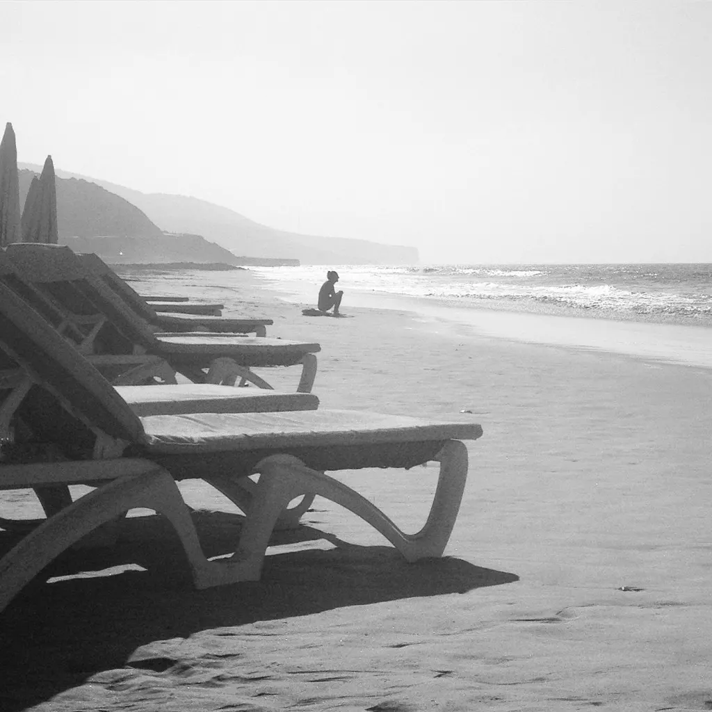 Surfing at Paradis Plage