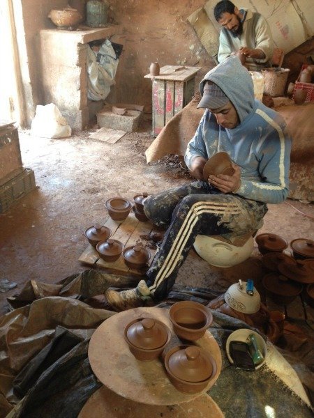 Moroccan Potters in Safi Morocco