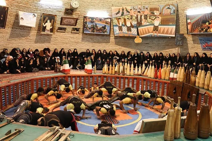 At the Zoorkhaneh (traditional gymnasium) in Yazd, Iran