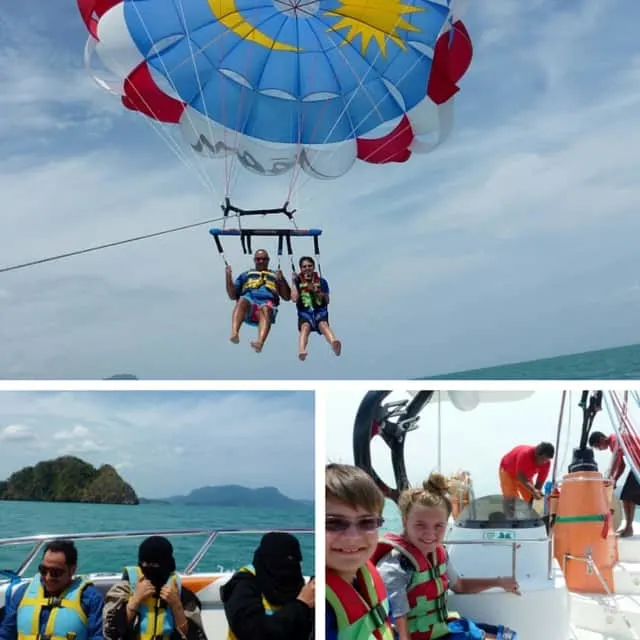 Parasailing in Langkawi Malaysia