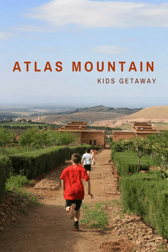 Ziplining in the Atlas Mountains. For a great day trip from Marrakech or overnight kid-friendly resort visit Terres d'Amanar!