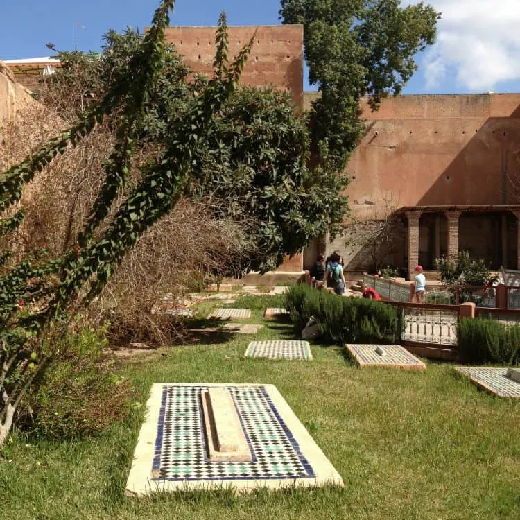 gardens at saadian tombs