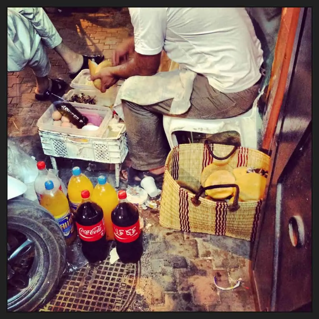 Humans of Marrakech: The Sandwich Man