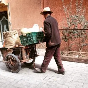 Humans of Marrakech: Pushcart Men