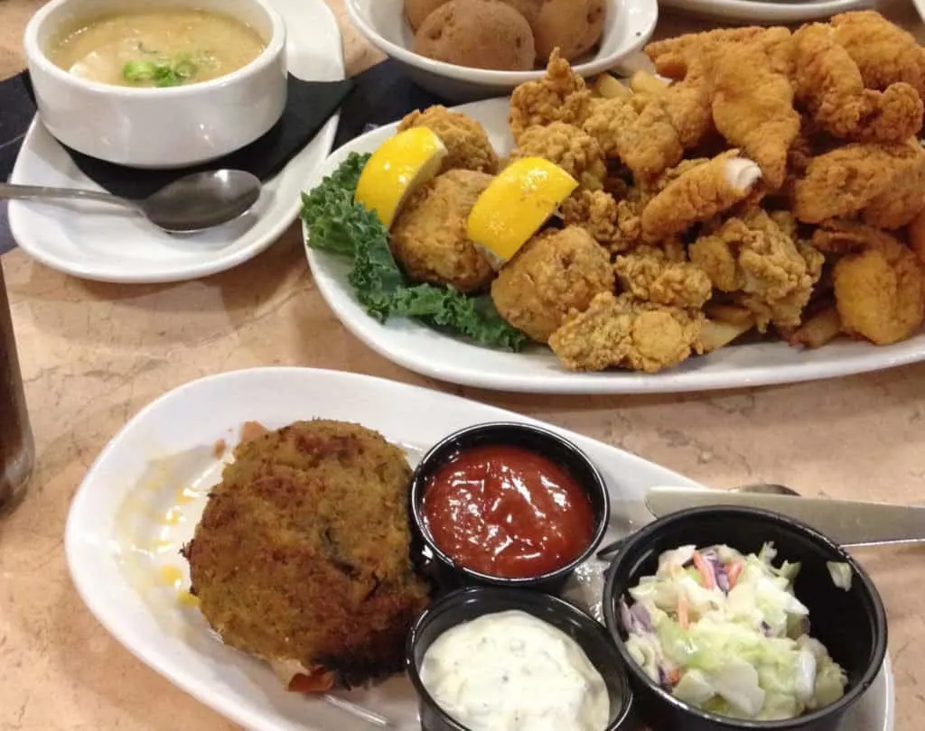 Seafood Platter at Deanie's New Orleans