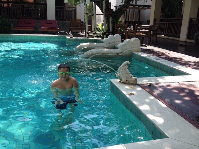 Swimming in Thailand