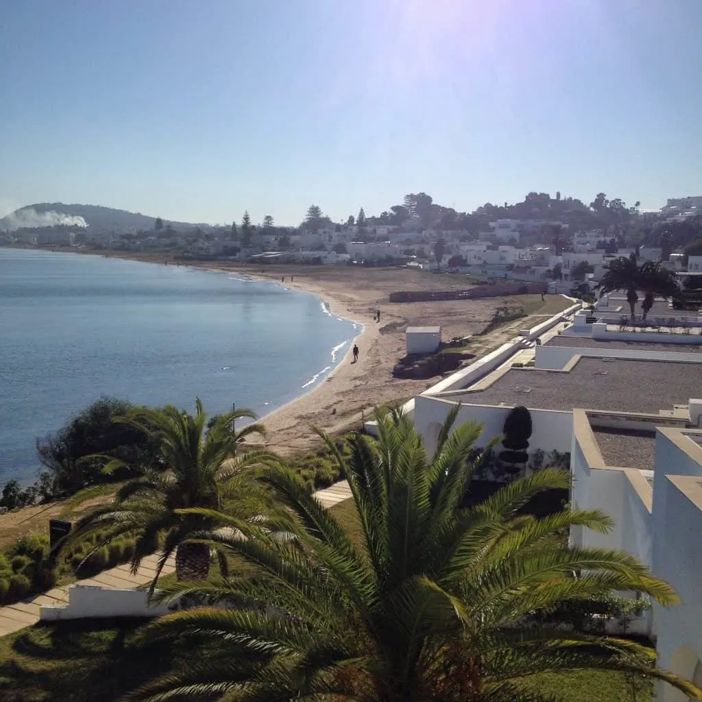 Beach in Tunis Tunisia