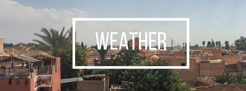 Weather in Morocco